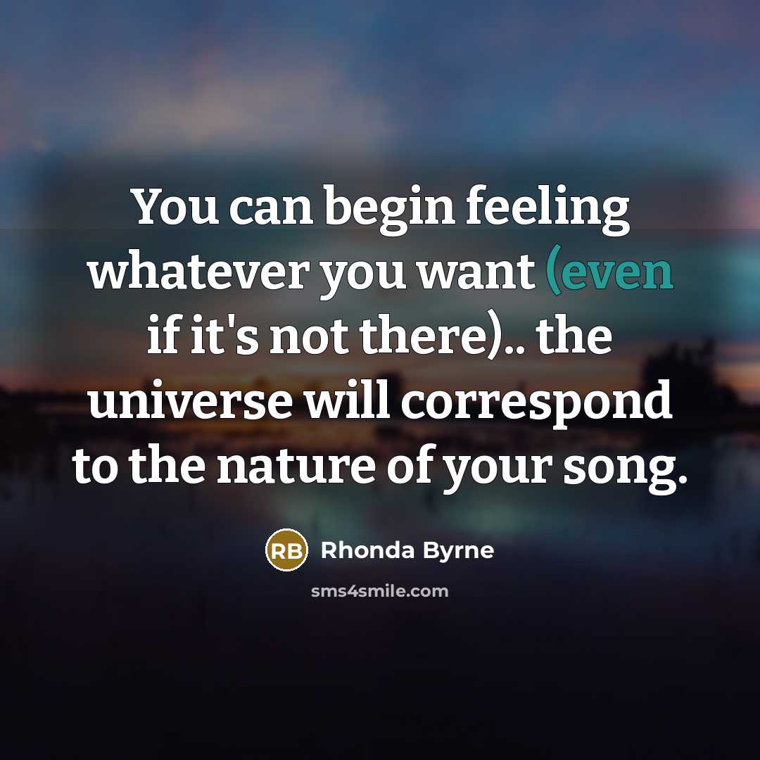 “You can begin feeling whatever you want (even if it's…” quote by Rhonda Byrne
