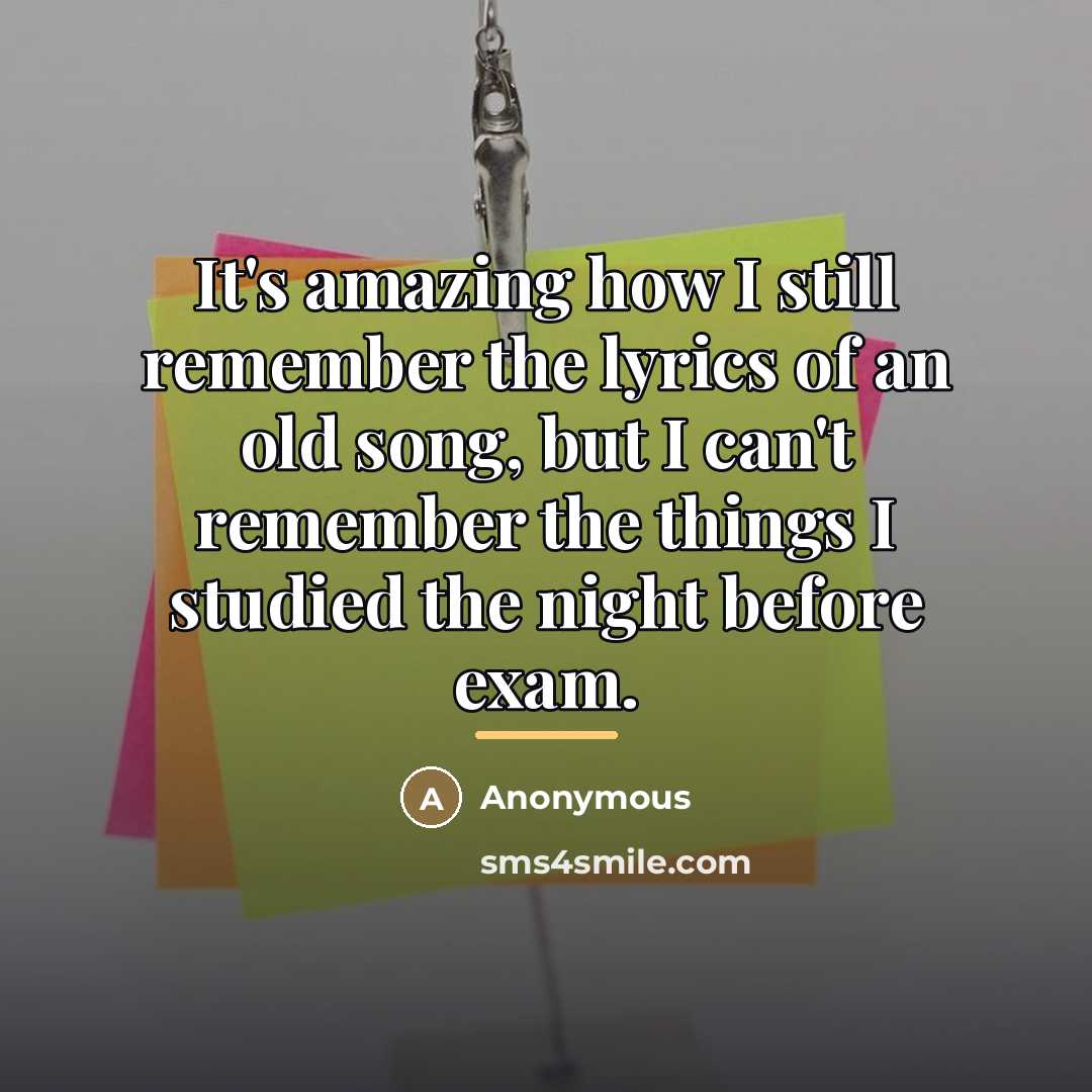 “It's amazing how I still remember the lyrics of an…” quote by Anonymous