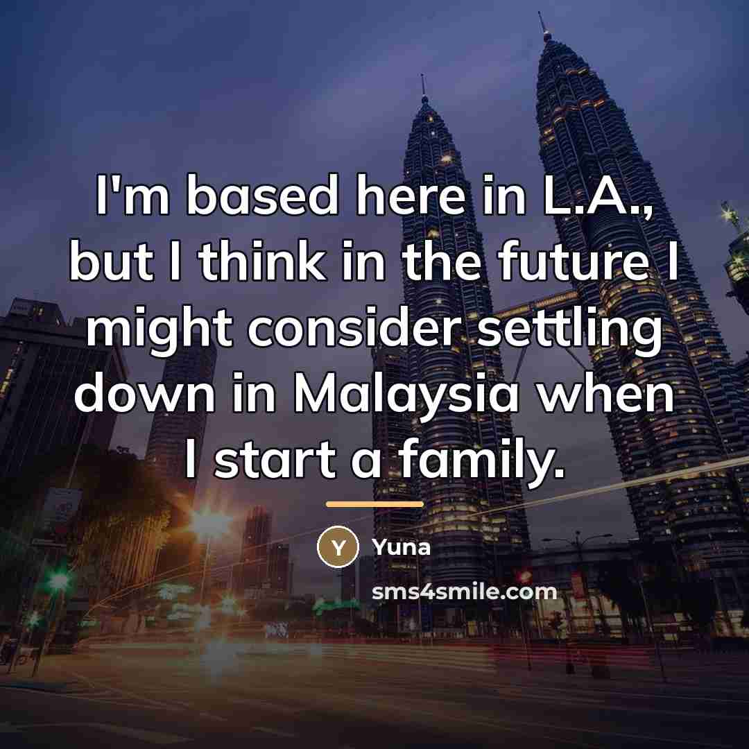 “I'm based here in L.A., but I think in the…” quote by Yuna