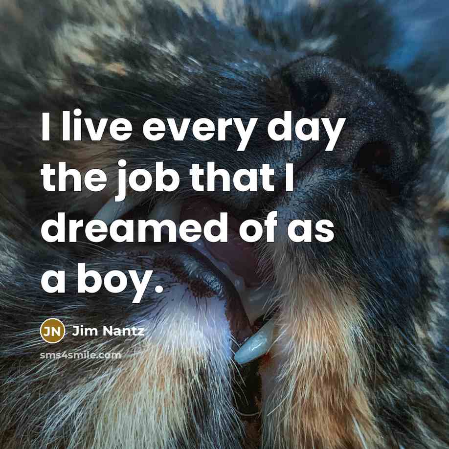 “I live every day the job that I dreamed of…” quote by Jim Nantz