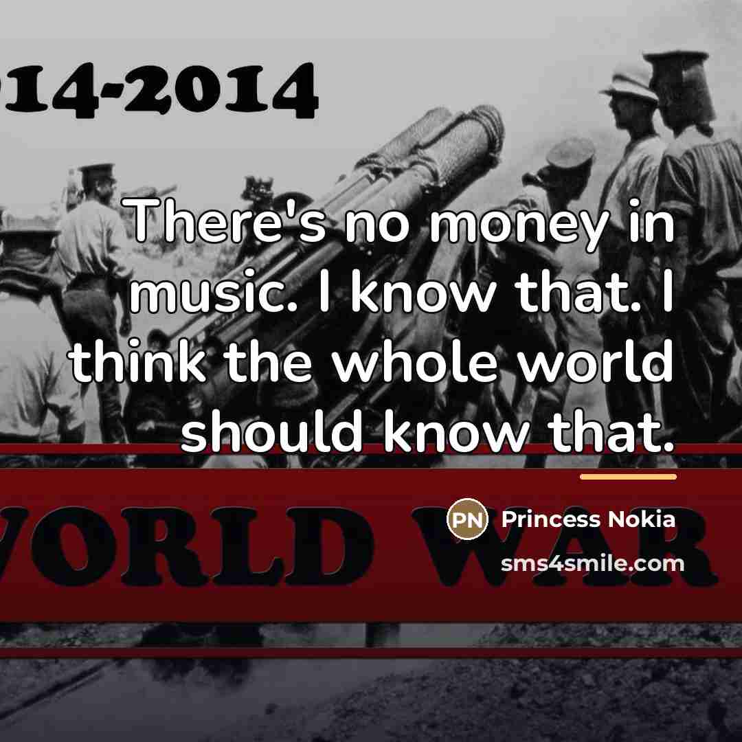 “There's no money in music. I know that. I think…” quote by Princess Nokia