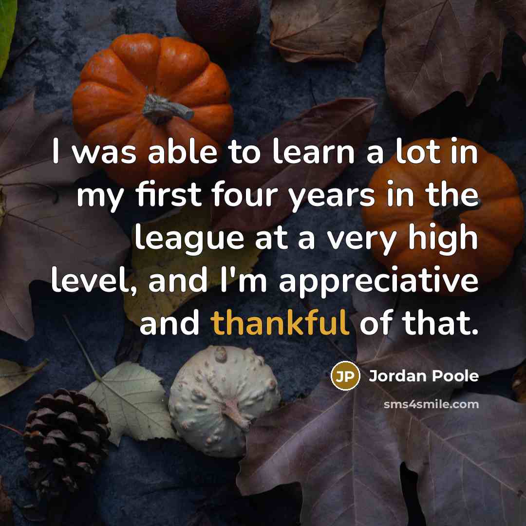 “I was able to learn a lot in my first…” quote by Jordan Poole