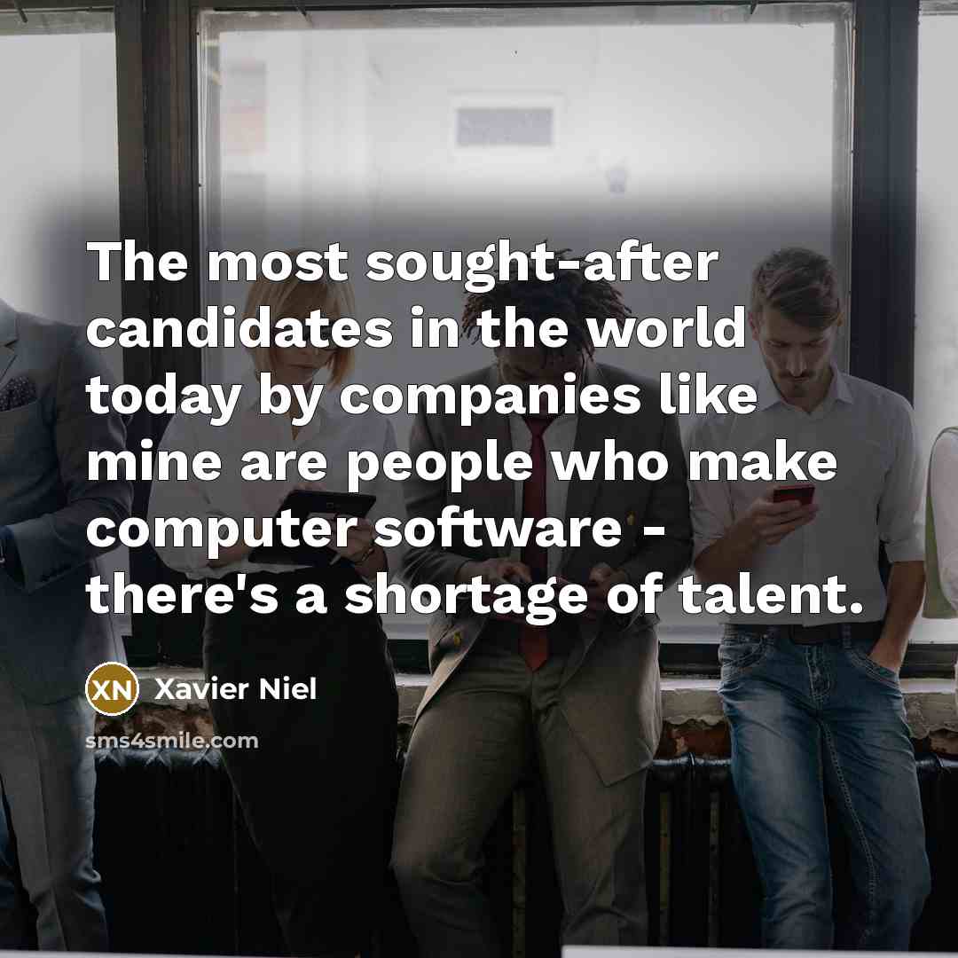 “The most sought-after candidates in the world today by companies…” quote by Xavier Niel