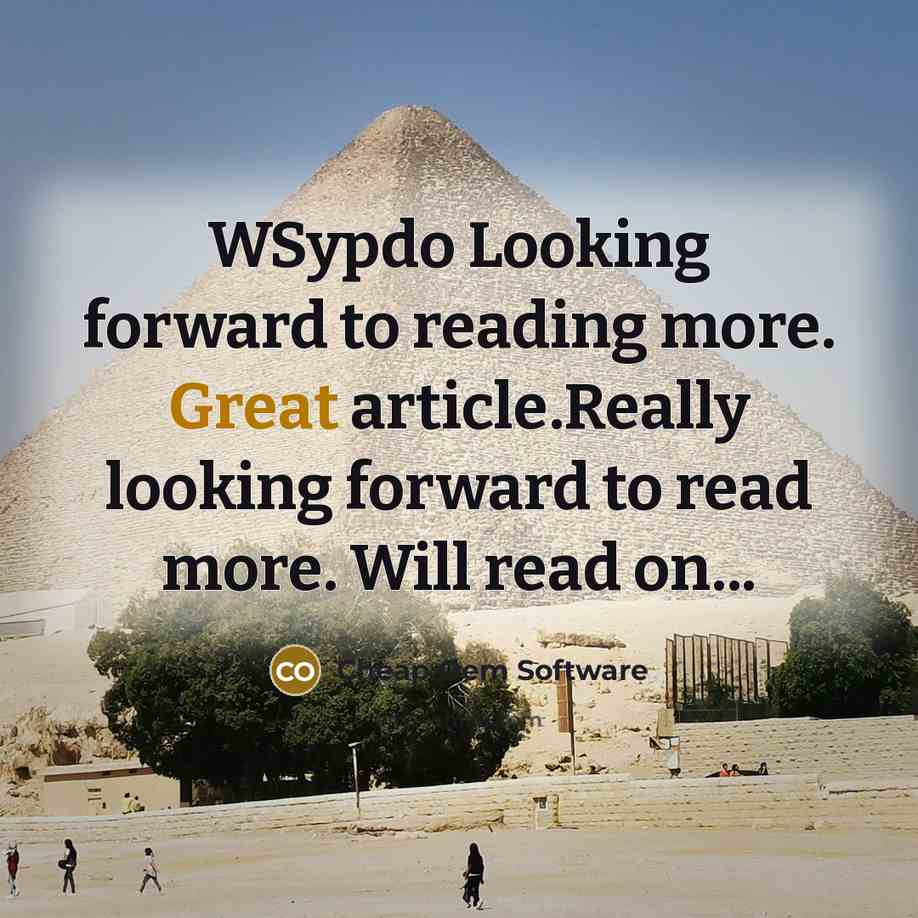 “WSypdo Looking forward to reading more. Great article.Really looking forward to read more. Will read on...” quote by Cheap Oem Software