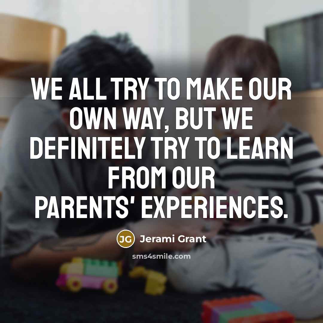 “We all try to make our own way, but we…” quote by Jerami Grant