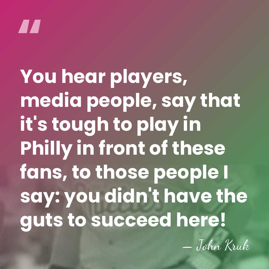 You hear players, media people, say that it's tough to play in&hellip; - John Kruk