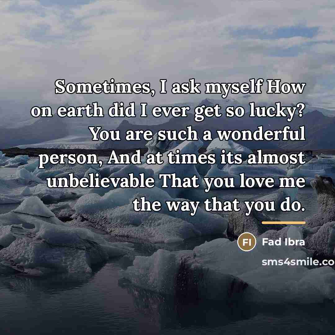 “Sometimes, I ask myself How on earth did I ever…” quote by Fad Ibra