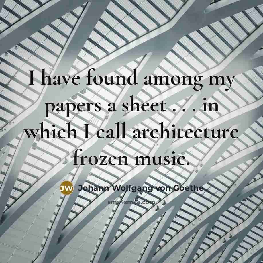 “I have found among my papers a sheet . .…” quote by Johann Wolfgang von Goethe