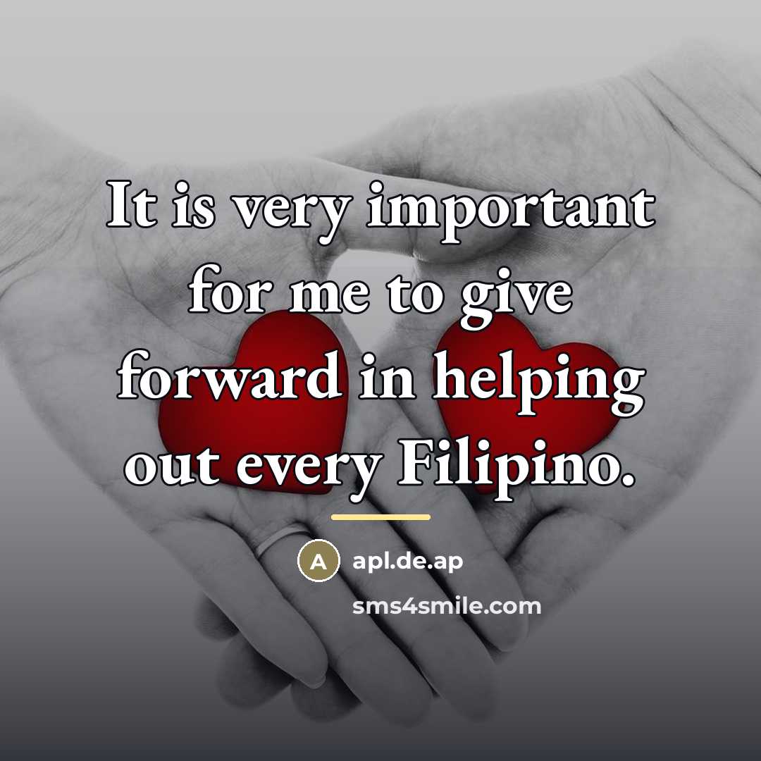 “It is very important for me to give forward in…” quote by apl.de.ap