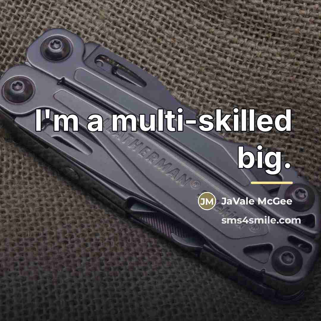 “I'm a multi-skilled big.…” quote by JaVale McGee