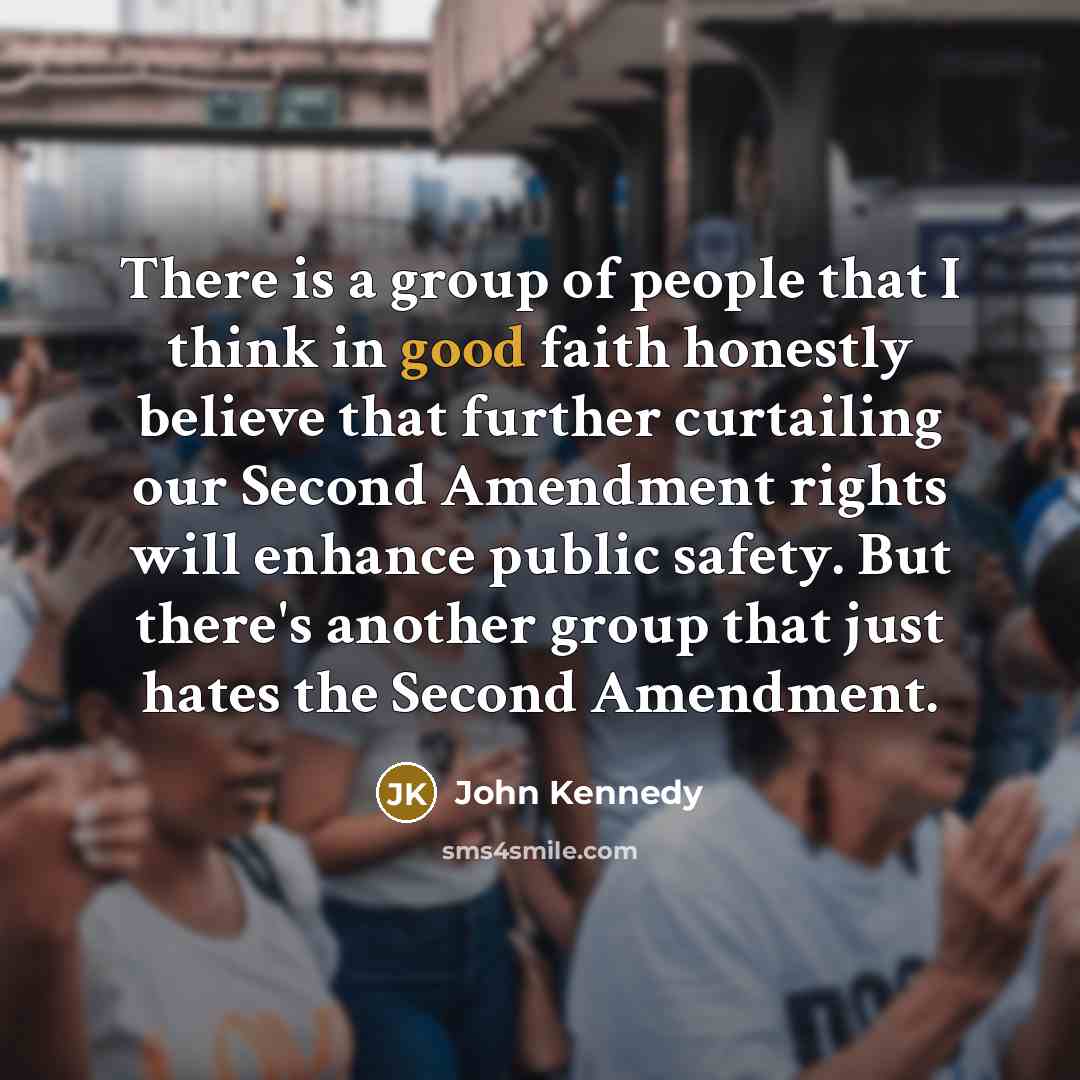“There is a group of people that I think in…” quote by John Kennedy