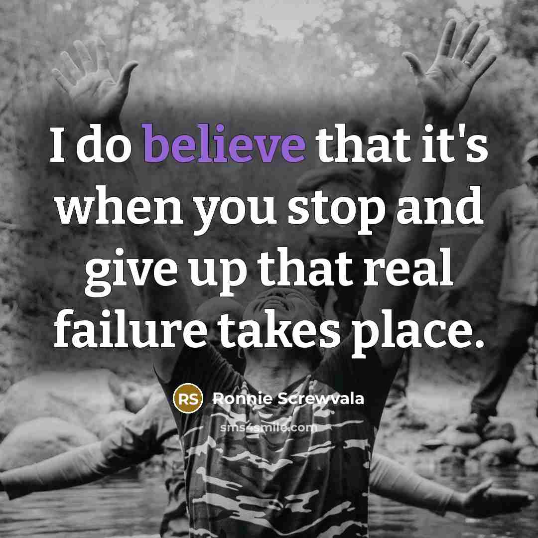 “I do believe that it's when you stop and give…” quote by Ronnie Screwvala