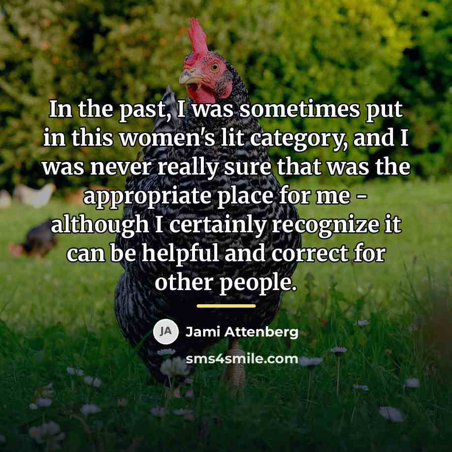“In the past, I was sometimes put in this women's…” quote by Jami Attenberg