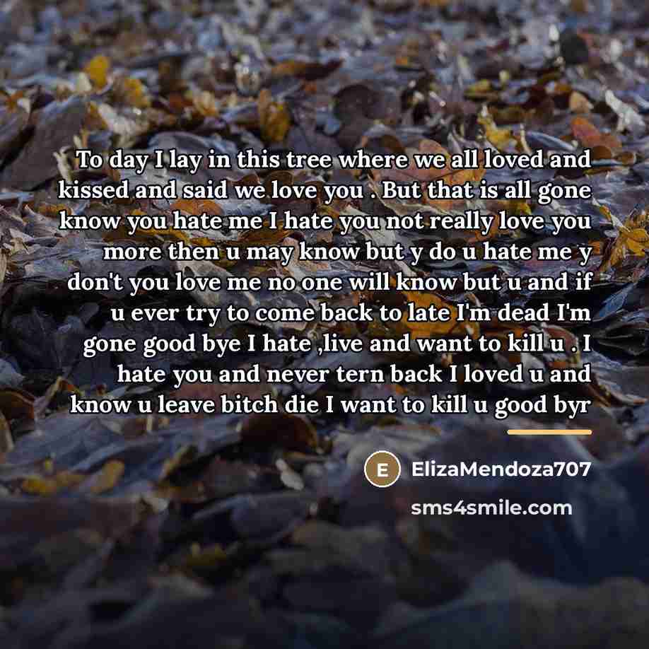“To day I lay in this tree where we all…” quote by ElizaMendoza707