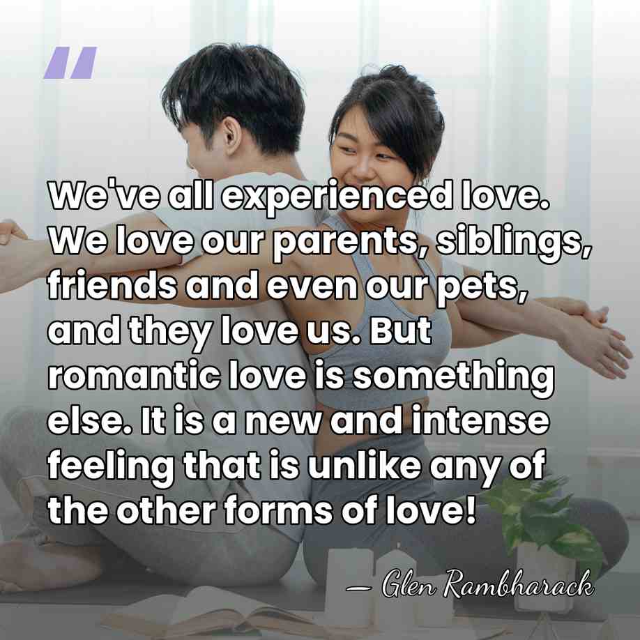 We've all experienced love. We love our parents, siblings, friends and even&hellip; - Glen Rambharack