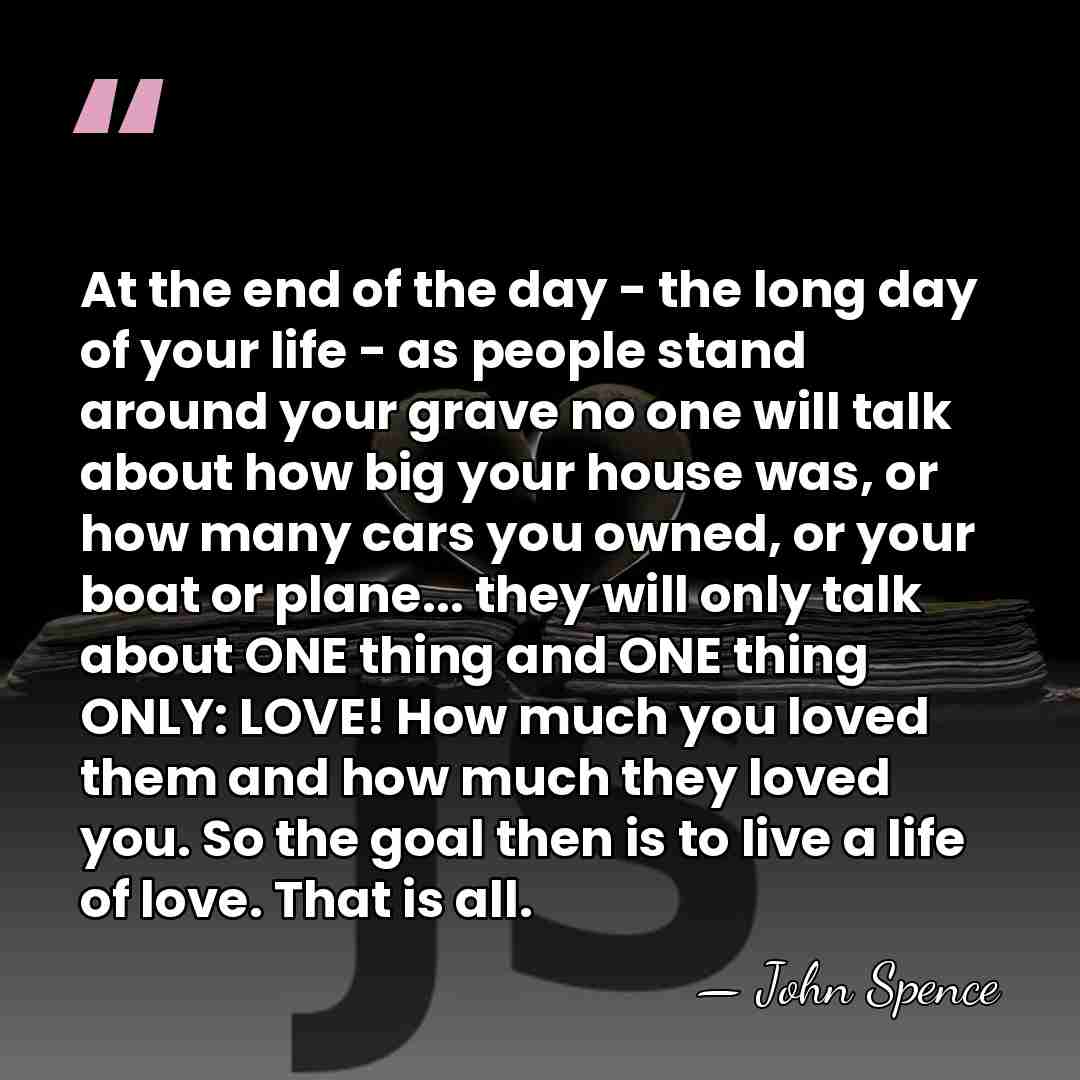 At the end of the day - the long day of your&hellip; - John Spence