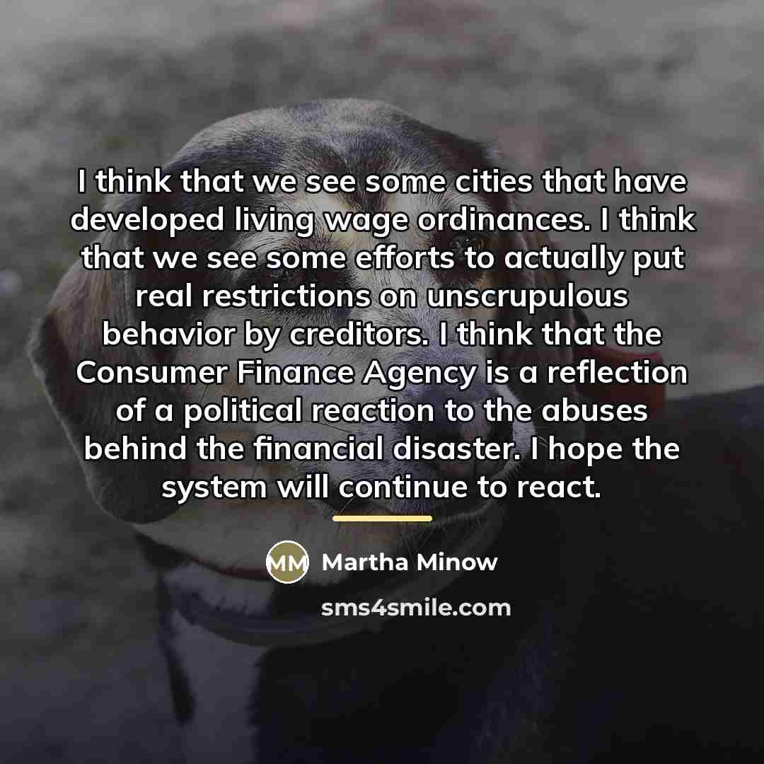 “I think that we see some cities that have developed…” quote by Martha Minow