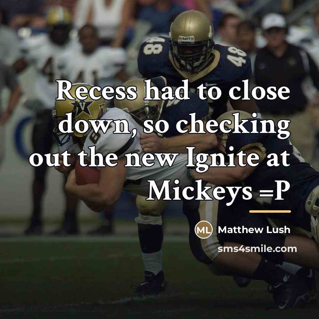 “Recess had to close down, so checking out the new…” quote by Matthew Lush