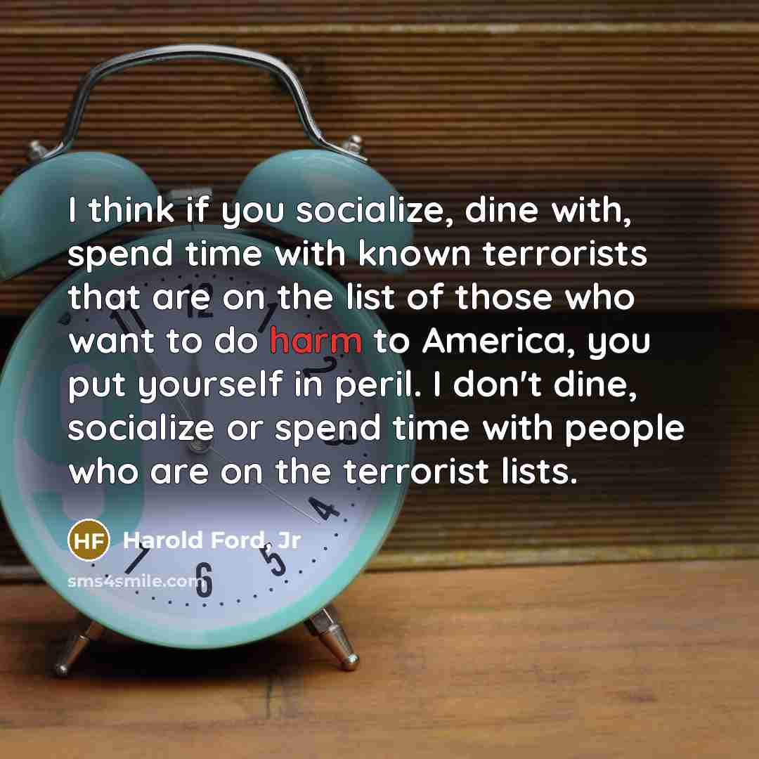 “I think if you socialize, dine with, spend time with…” quote by Harold Ford, Jr