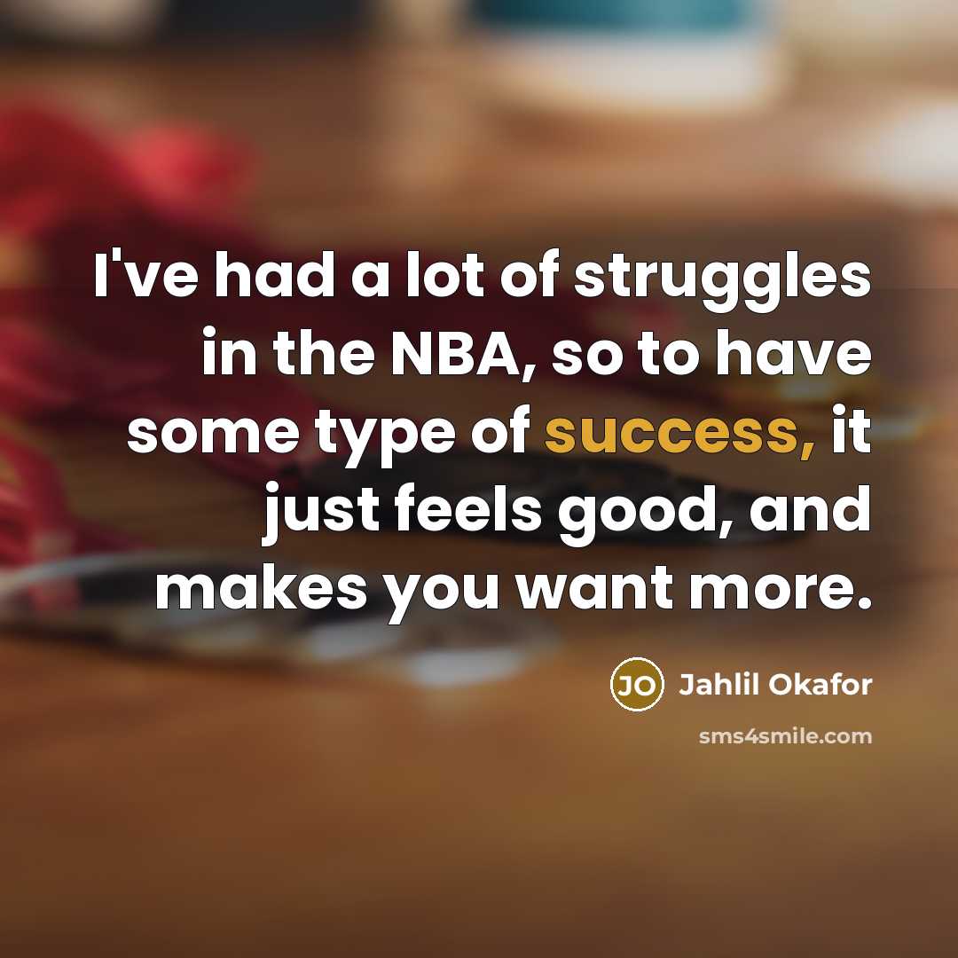 “I've had a lot of struggles in the NBA, so…” quote by Jahlil Okafor