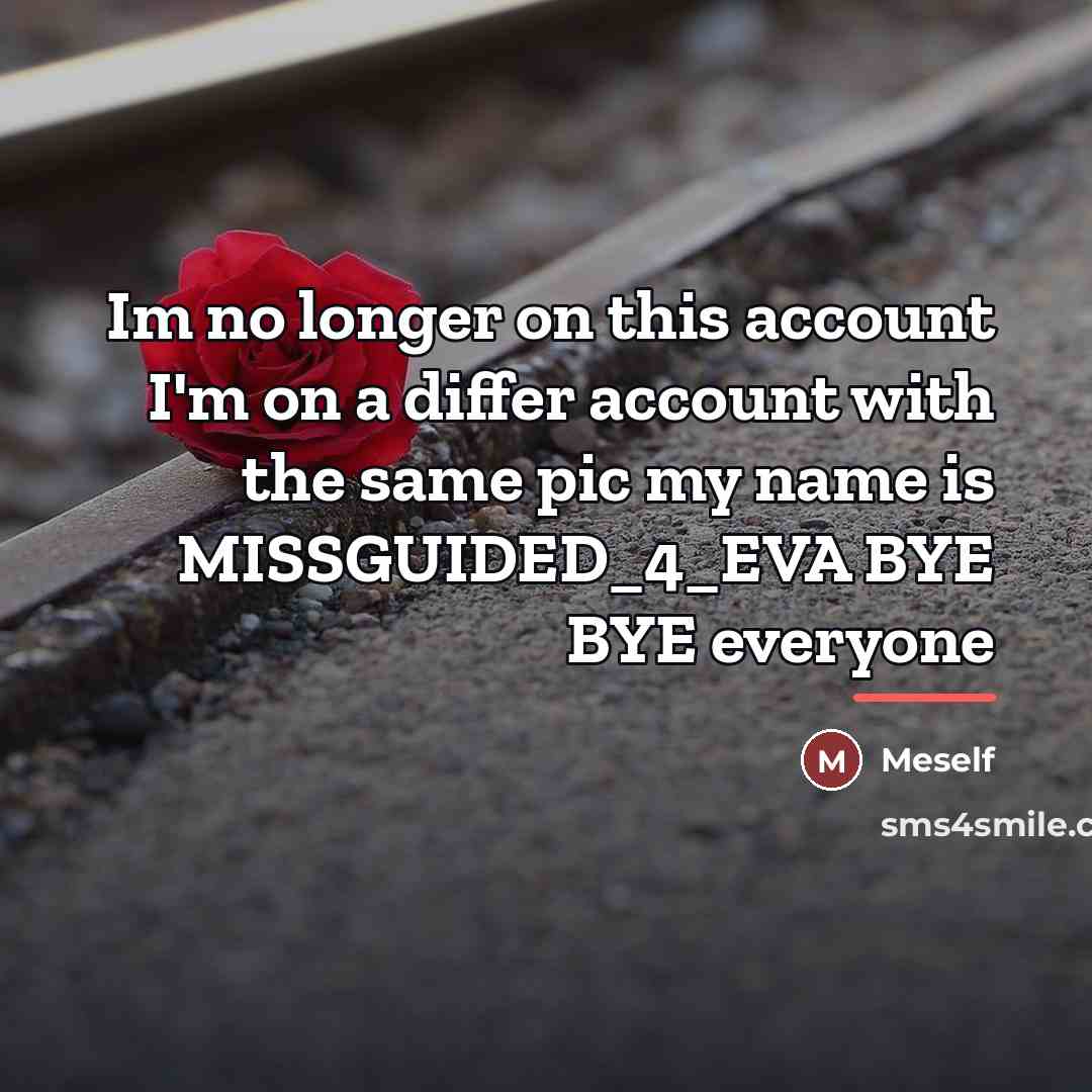 “Im no longer on this account I'm on a differ…” quote by Meself