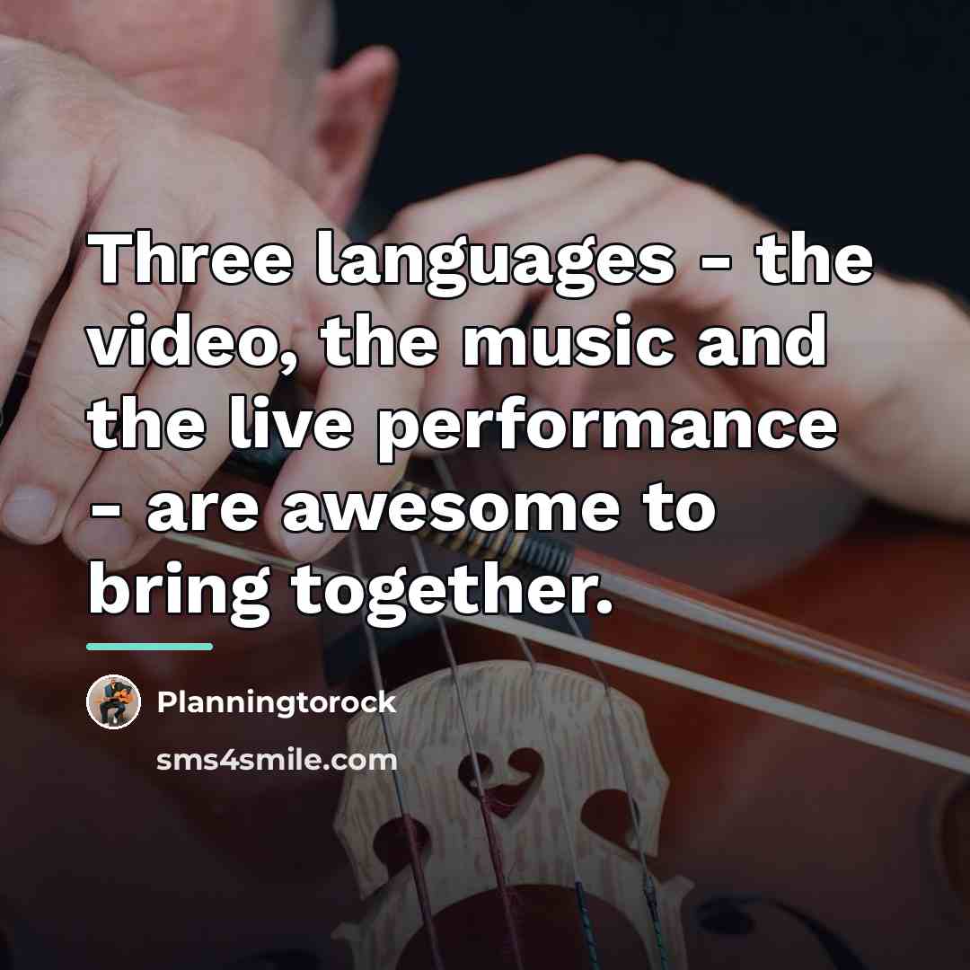 “Three languages - the video, the music and the live…” quote by Planningtorock