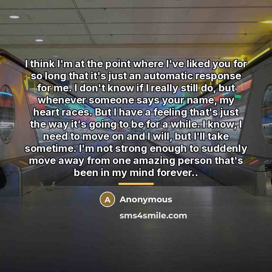 “I think I'm at the point where I've liked you…” quote by Anonymous