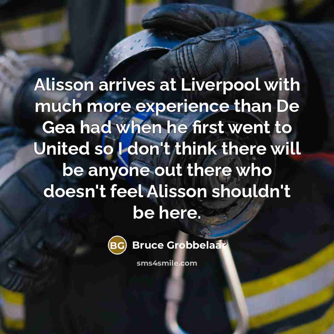 “Alisson arrives at Liverpool with much more experience than De…” quote by Bruce Grobbelaar