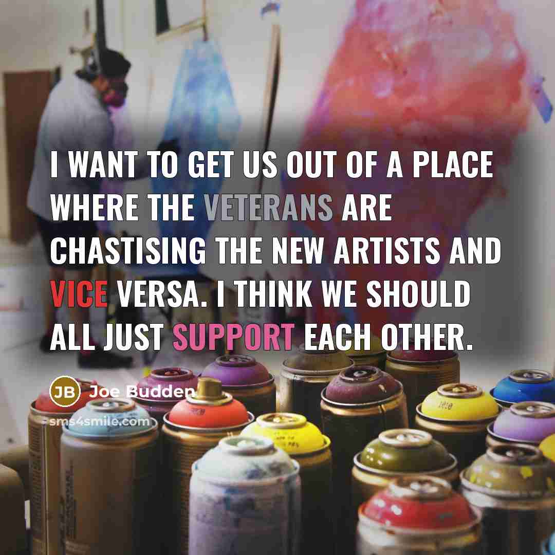 “I want to get us out of a place where…” quote by Joe Budden