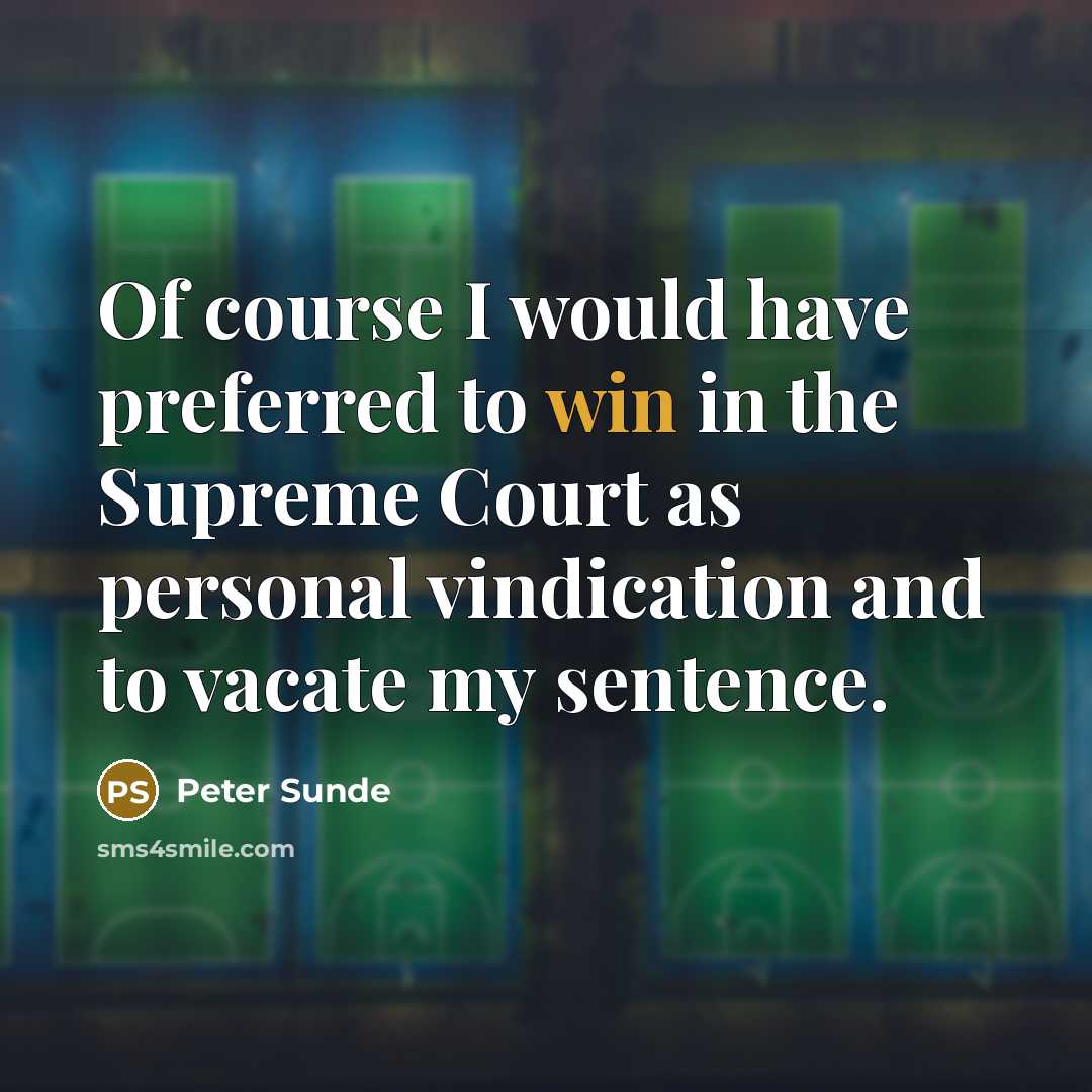 “Of course I would have preferred to win in the…” quote by Peter Sunde