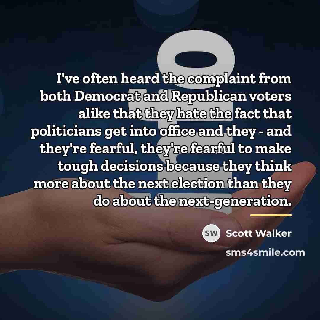 “I've often heard the complaint from both Democrat and Republican…” quote by Scott Walker