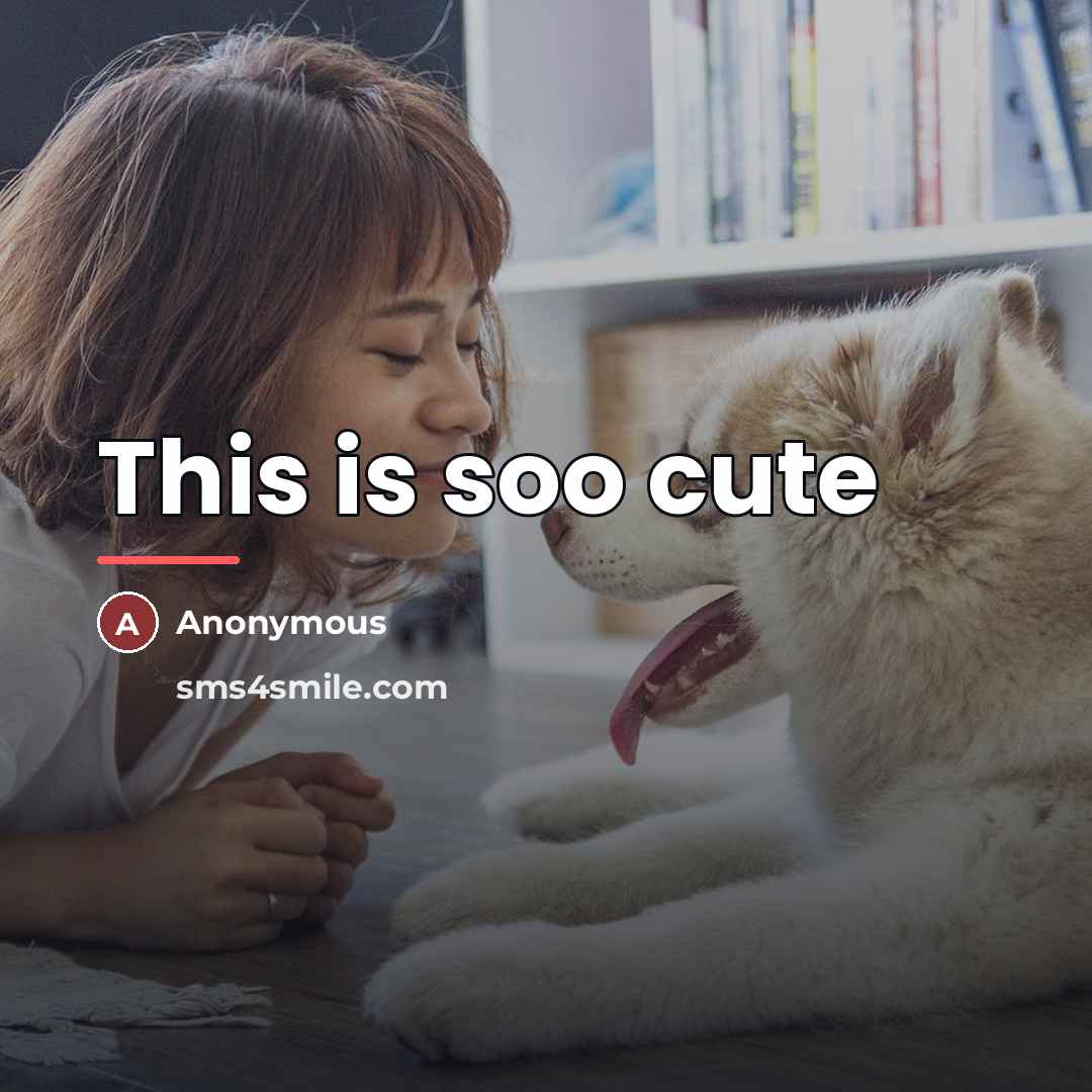 “This is soo cute…” quote by Anonymous
