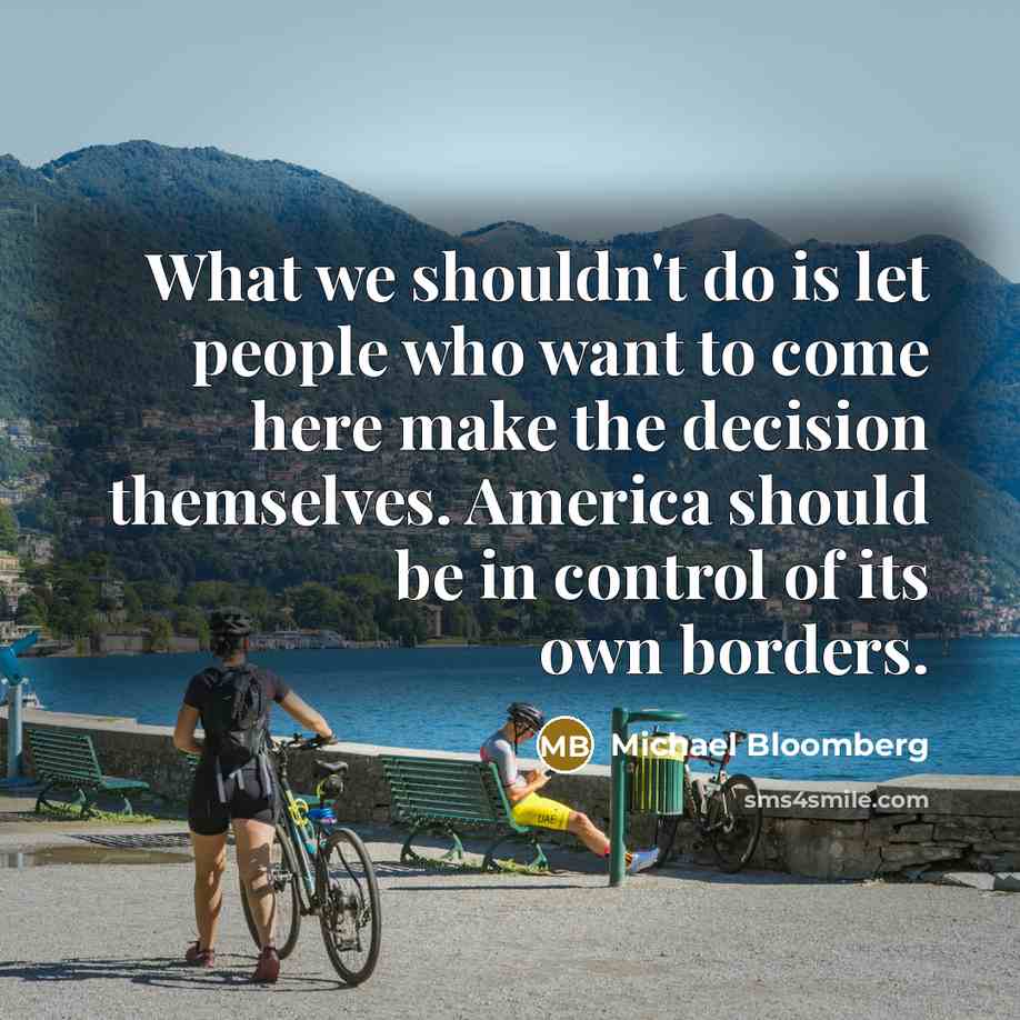 “What we shouldn't do is let people who want to…” quote by Michael Bloomberg
