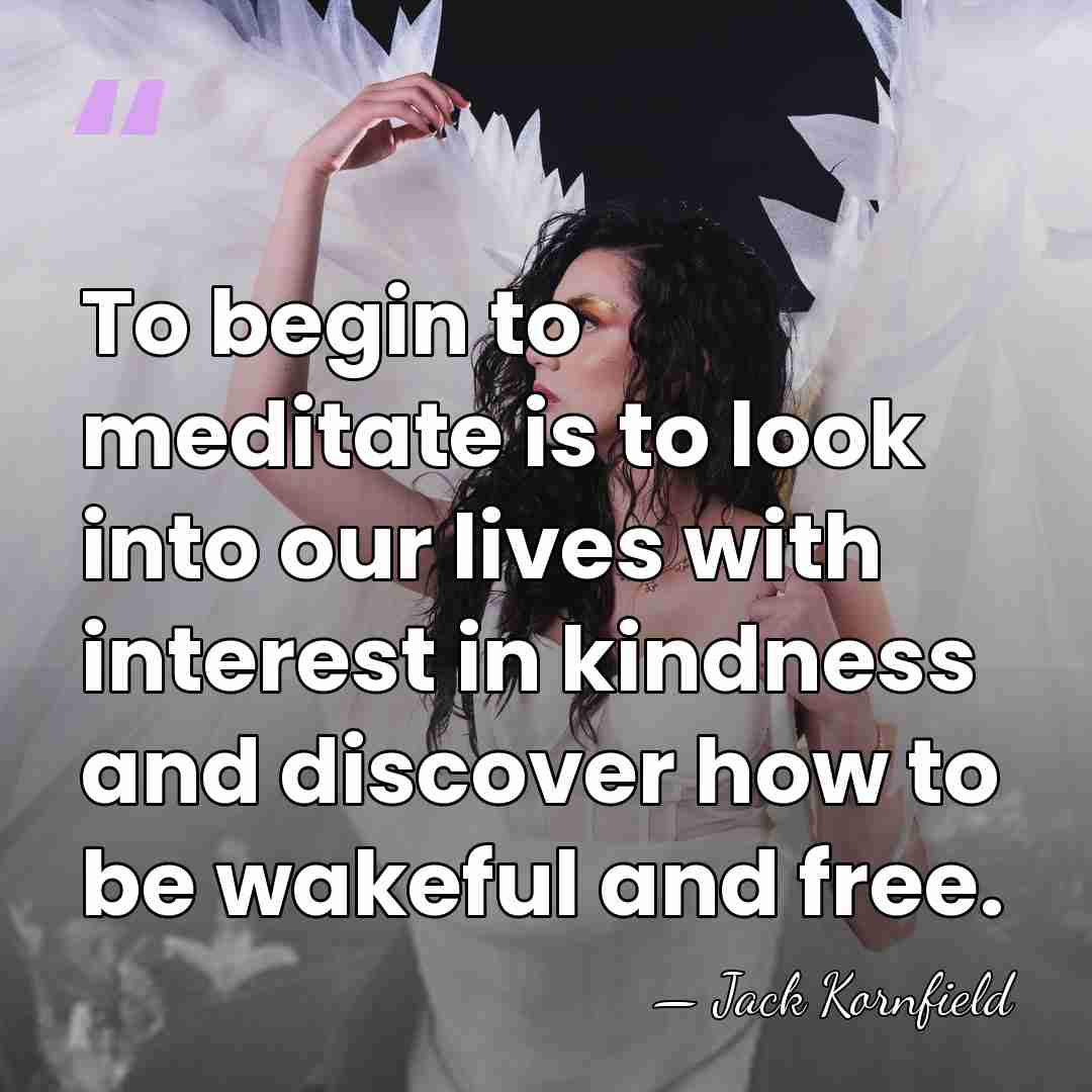 To begin to meditate is to look into our lives with interest&hellip; - Jack Kornfield
