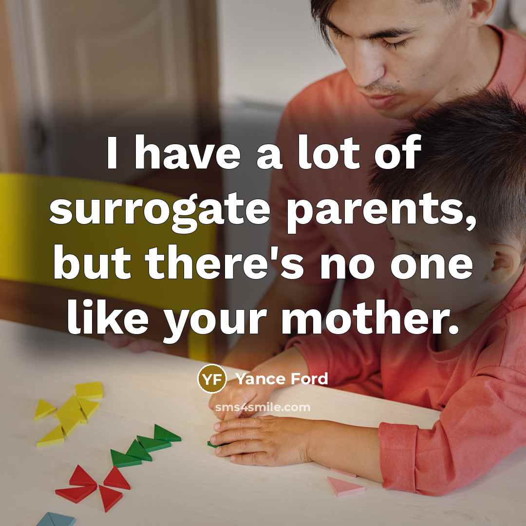 “I have a lot of surrogate parents, but there's no…” quote by Yance Ford