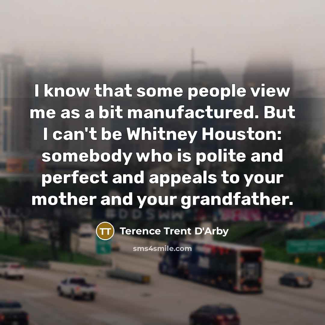 “I know that some people view me as a bit…” quote by Terence Trent D'Arby