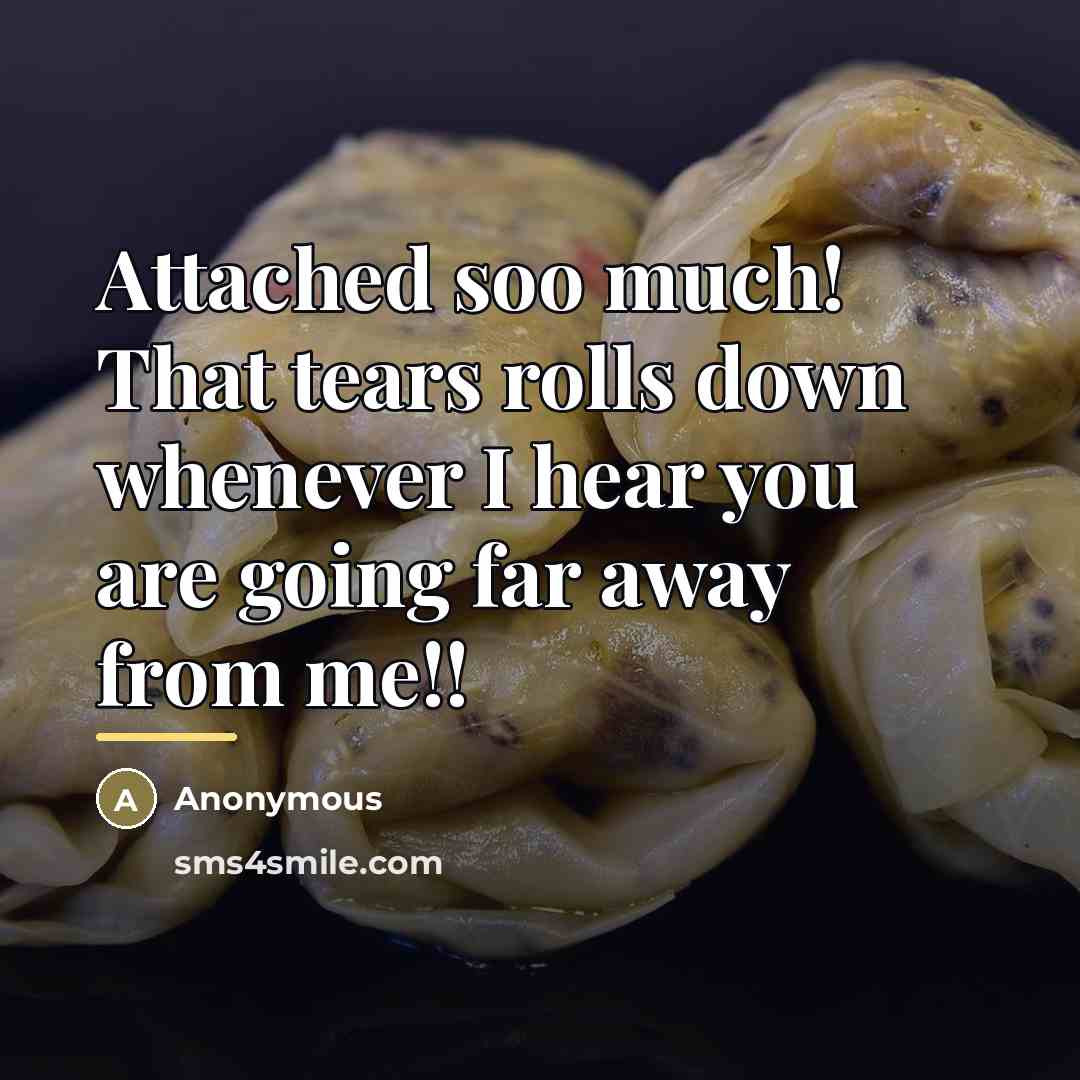 “Attached soo much! That tears rolls down whenever I hear…” quote by Anonymous