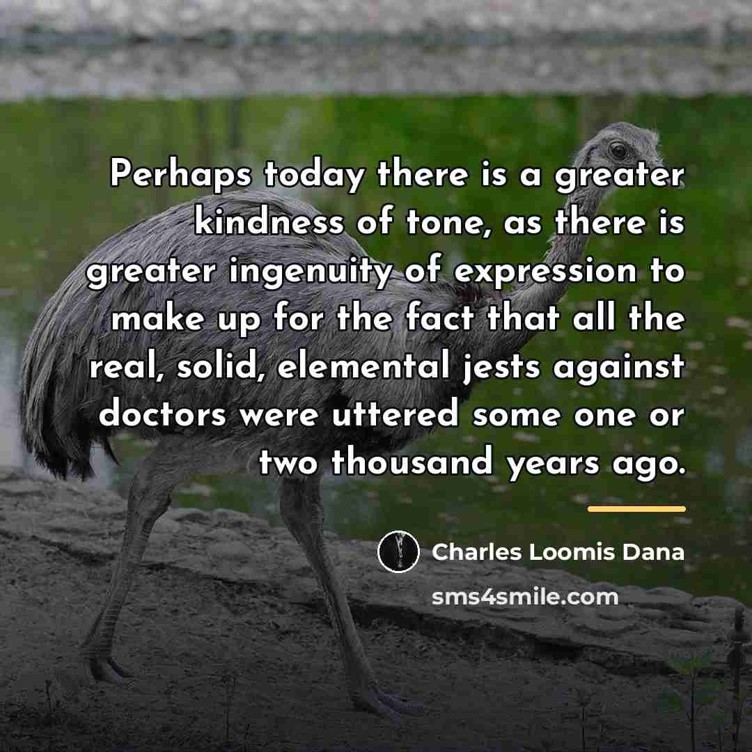 “Perhaps today there is a greater kindness of tone, as…” quote by Charles Loomis Dana