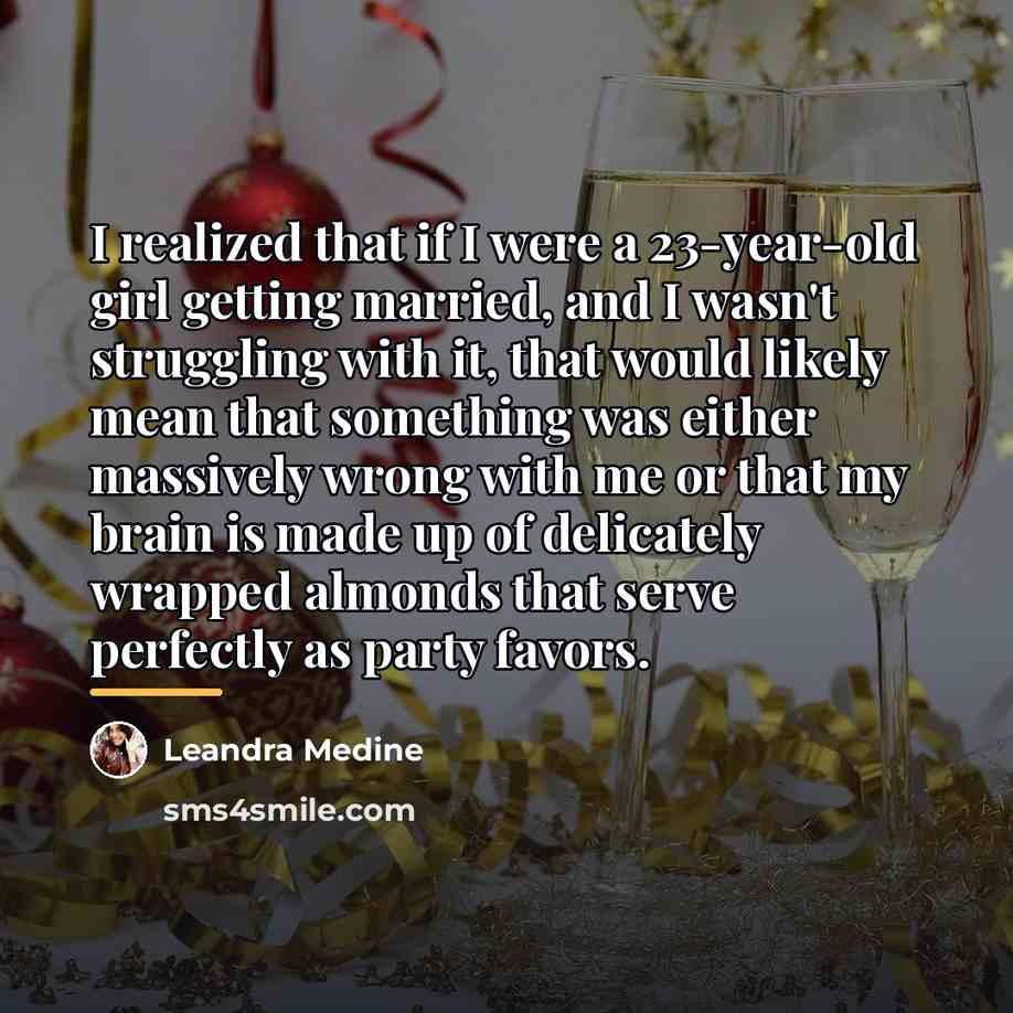 “I realized that if I were a 23-year-old girl getting…” quote by Leandra Medine