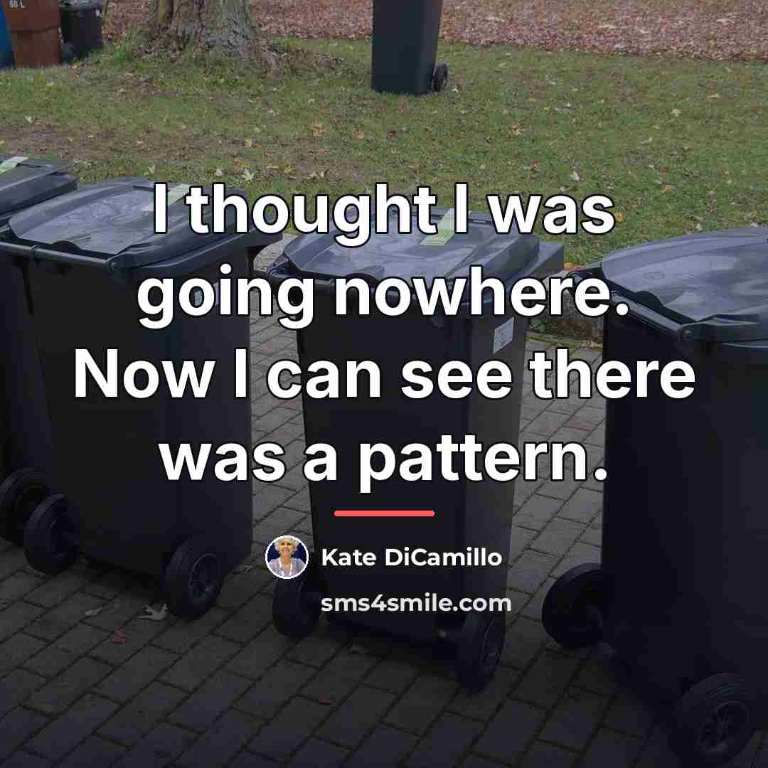 “I thought I was going nowhere. Now I can see…” quote by Kate DiCamillo
