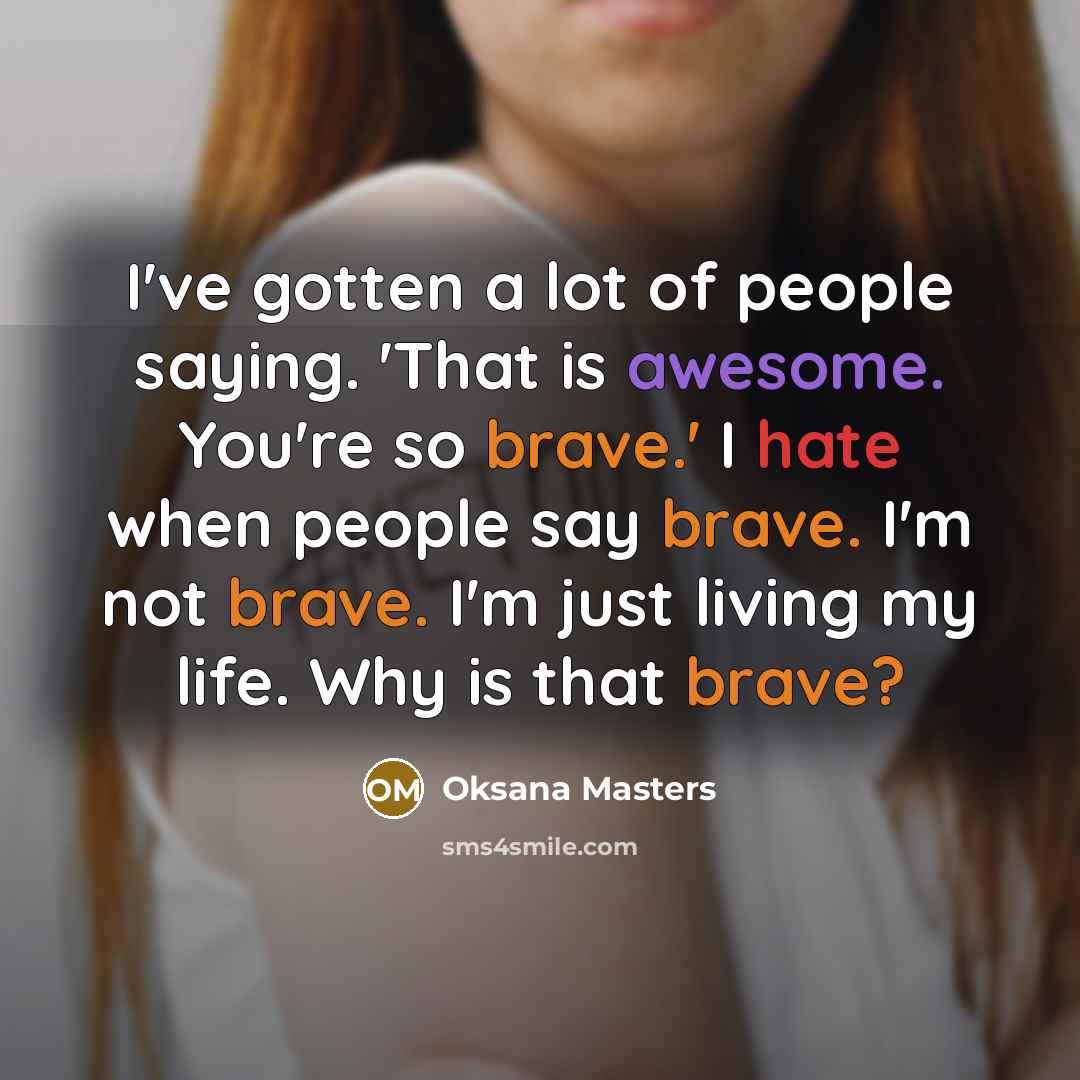 “I've gotten a lot of people saying. 'That is awesome.…” quote by Oksana Masters