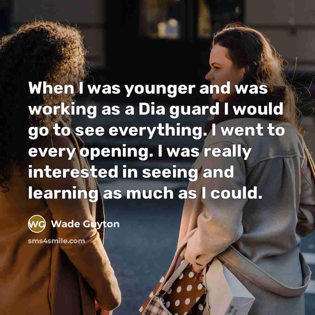 “When I was younger and was working as a Dia…” quote by Wade Guyton