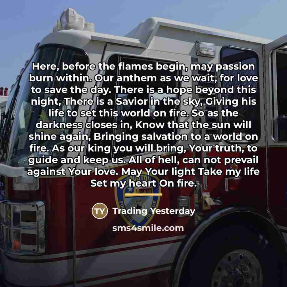“Here, before the flames begin, may passion burn within. Our…” quote by Anonymous