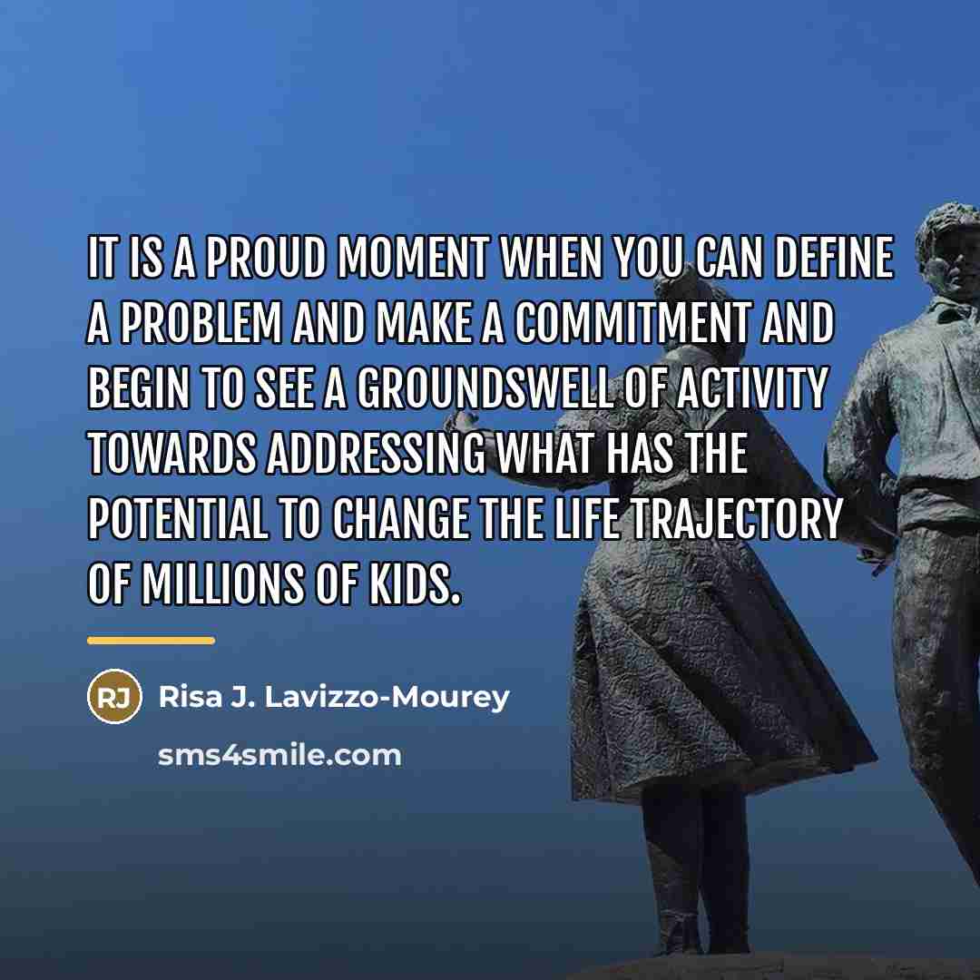 “It is a proud moment when you can define a…” quote by Risa J. Lavizzo-Mourey
