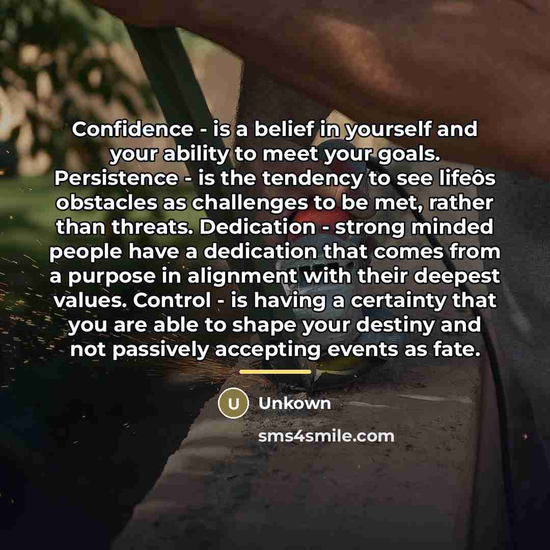 “Confidence - is a belief in yourself and your ability…” quote by Unkown