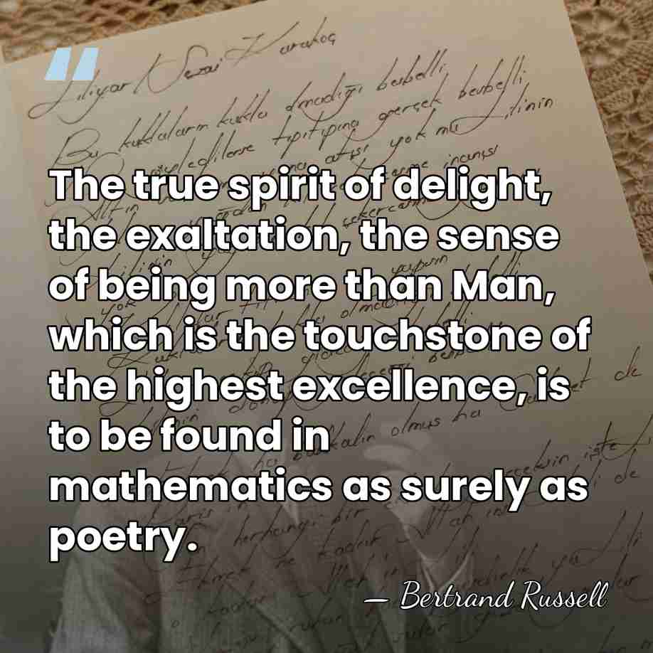 The true spirit of delight, the exaltation, the sense of being more&hellip; - Bertrand Russell