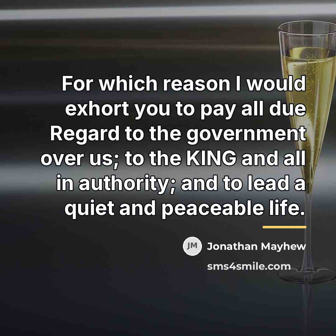 “For which reason I would exhort you to pay all…” quote by Jonathan Mayhew