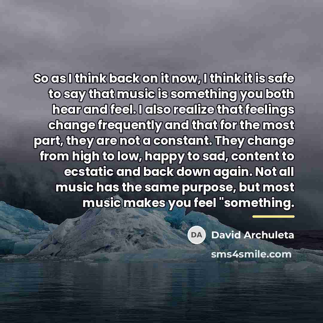 “So as I think back on it now, I think…” quote by David Archuleta