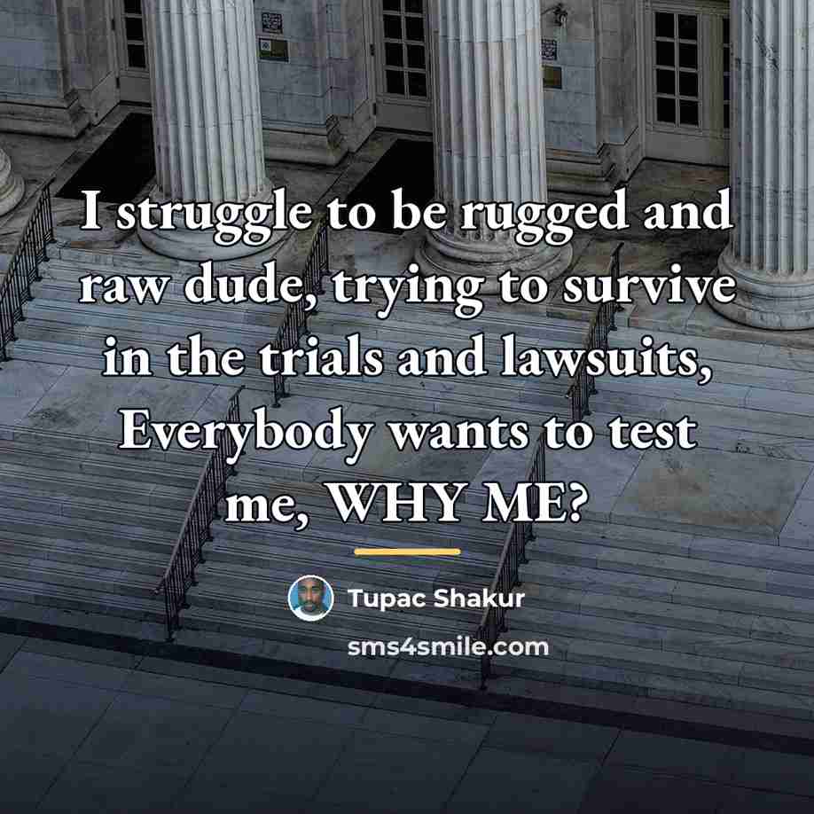 “I struggle to be rugged and raw dude, trying to…” quote by Tupac Shakur