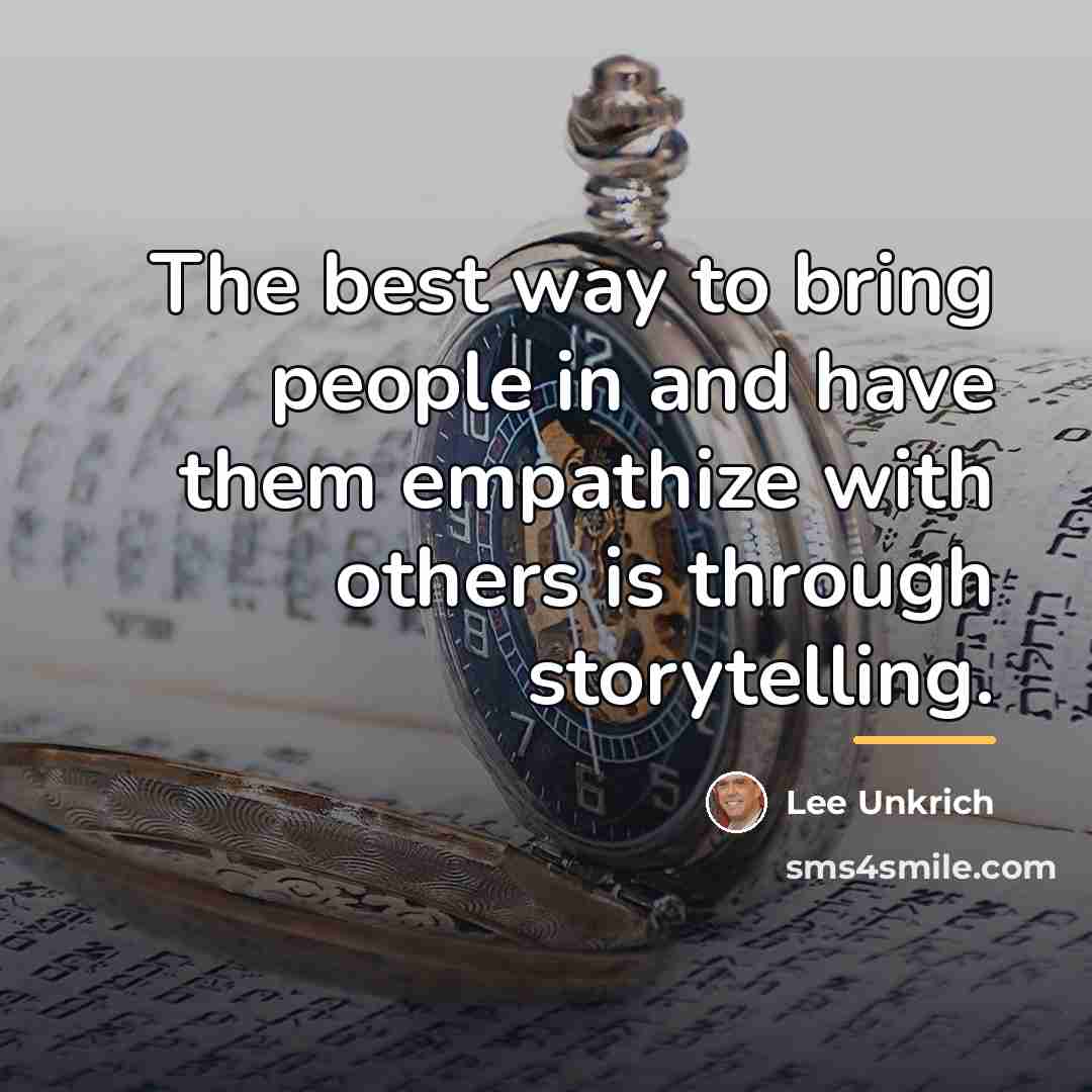 “The best way to bring people in and have them…” quote by Lee Unkrich